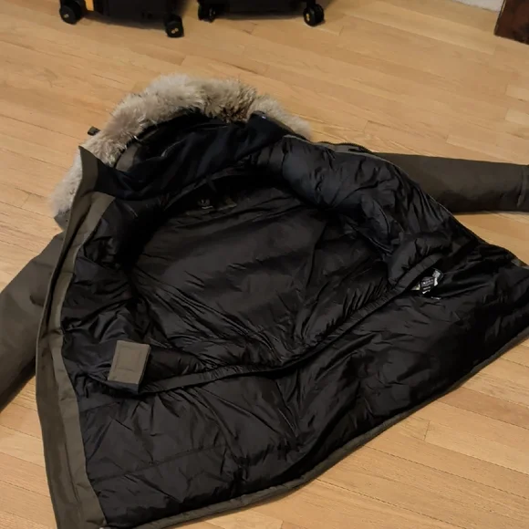 Nobis Mens Insulated Parka In Military Green
